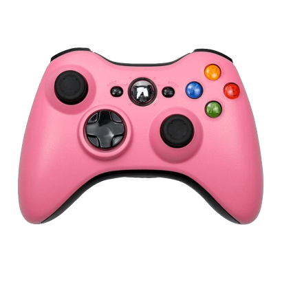 Геймпад Бездротовий RMC Xbox 360 Pink - Фото 1 Геймпад Бездротовий RMC Xbox 360 Pink - зображення 1