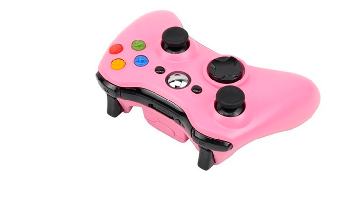 Геймпад Бездротовий RMC Xbox 360 Pink - Фото 3 Геймпад Бездротовий RMC Xbox 360 Pink - зображення 3
