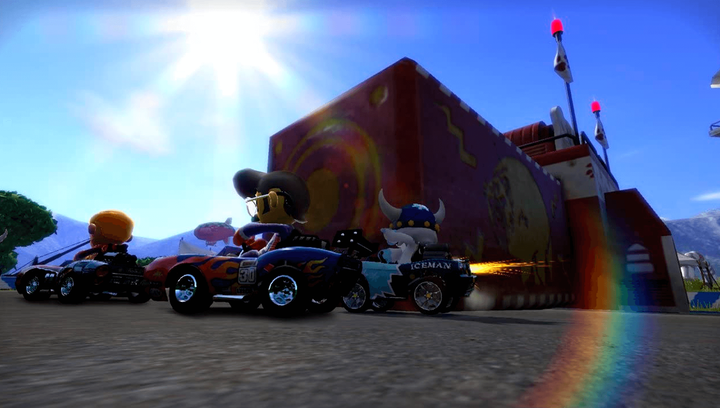 Гра Sony PlayStation Portable ModNation Racers Російська Озвучка Б/У - Фото 2 Гра Sony PlayStation Portable ModNation Racers Російська Озвучка Б/У - зображення 2