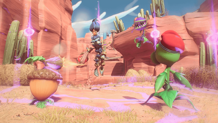 Гра Sony PlayStation 4 Plants vs. Zombies: Battle for Neighborville Російські Субтитри Б/У - Фото 2 Гра Sony PlayStation 4 Plants vs. Zombies: Battle for Neighborville Російські Субтитри Б/У - зображення 2