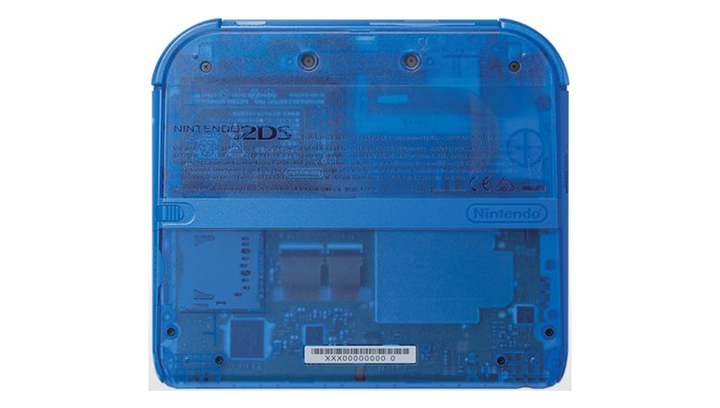 Консоль Nintendo 2DS Pokemon Limited Edition Модифицированная 32GB Trans-Blue + 10 Встроенных Игр Б/У - изображение 2