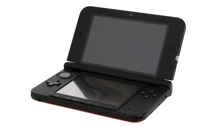 Консоль Nintendo 3DS XL Модифицированная 32GB Red Black + 10 Встроенных Игр Б/У - изображение 2