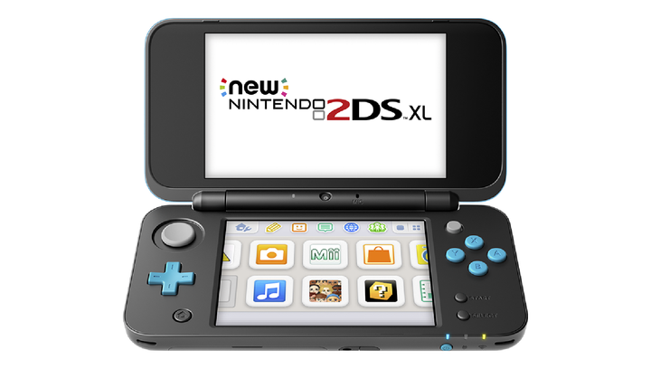 Консоль Nintendo 2DS XL New Модифицированная 32GB Black Blue + 10 Встроенных Игр Б/У - изображение 4