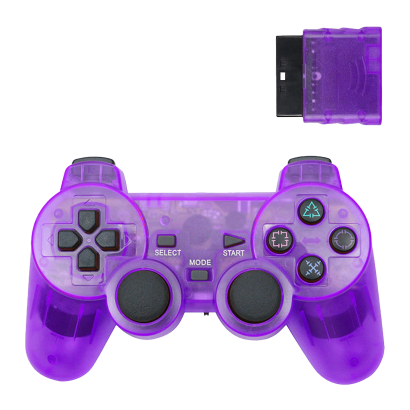 Геймпад Беспроводной RMC PlayStation 2 Purple - Фото 1 Геймпад Беспроводной RMC PlayStation 2 Purple - изображение 1