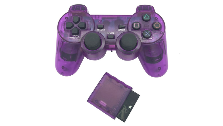 Геймпад Беспроводной RMC PlayStation 2 Purple - Фото 5 Геймпад Беспроводной RMC PlayStation 2 Purple - изображение 5