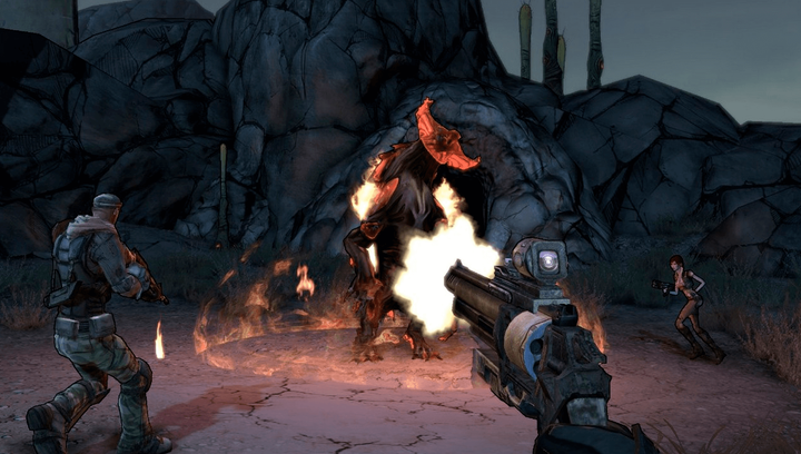 Игра Microsoft Xbox 360 Borderlands Английская Версия Б/У - Фото 4 Игра Microsoft Xbox 360 Borderlands Английская Версия Б/У - изображение 4