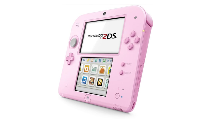 Консоль Nintendo 2DS Модифицированная 32GB Pink + 10 Встроенных Игр Б/У - изображение 4