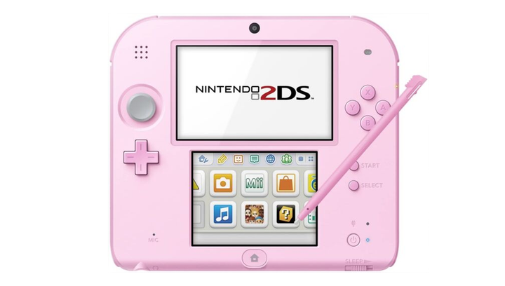 Консоль Nintendo 2DS Модифицированная 32GB Pink + 10 Встроенных Игр Б/У - изображение 3