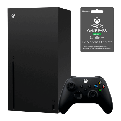 Набор Консоль Microsoft Xbox Series X 1TB Black + Подписка Xbox Series Game Pass Ultimate 12 Месяцев - Фото 1 Набор Консоль Microsoft Xbox Series X 1TB Black + Подписка Xbox Series Game Pass Ultimate 12 Месяцев - изображение 1