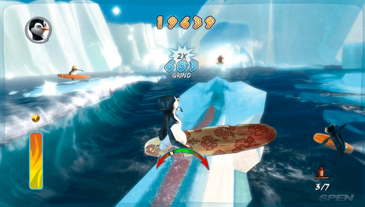 Игра Sony PlayStation Portable Surfs Up Английская Версия Б/У - изображение 4