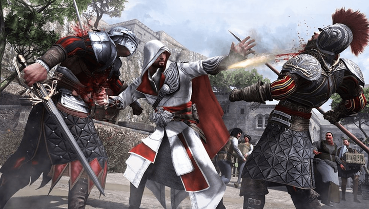 Игра Sony PlayStation 3 Assassin's Creed Brotherhood Русская Озвучка Б/У - изображение 2