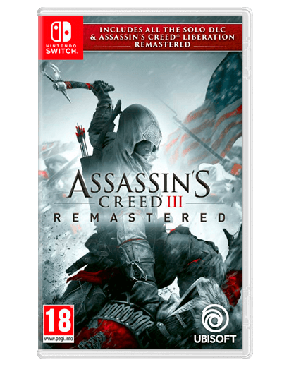 Гра Nintendo Switch Assassin's Creed 3 Remastered Російська Озвучка - Фото 1 Гра Nintendo Switch Assassin's Creed 3 Remastered Російська Озвучка - зображення 1