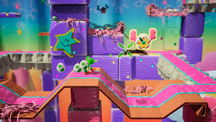 Игра Nintendo Switch Yoshi's Crafted World Русские Субтитры - изображение 6
