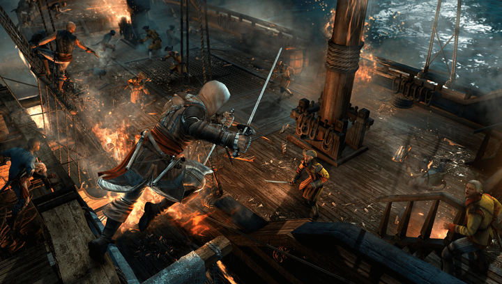 Игра Sony PlayStation 3 Assassin's Creed 4 Black Flag Английская Версия Б/У - изображение 6