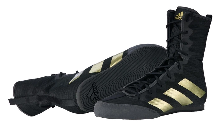 Боксерки Adidas Box Hog 4 (GZ6116) Black/Gold 39 - зображення 5