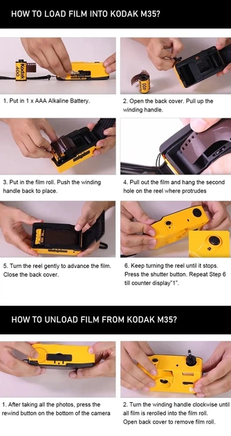 Плёночный фотоаппарат Kodak M35 зеленый купить на ROZETKA