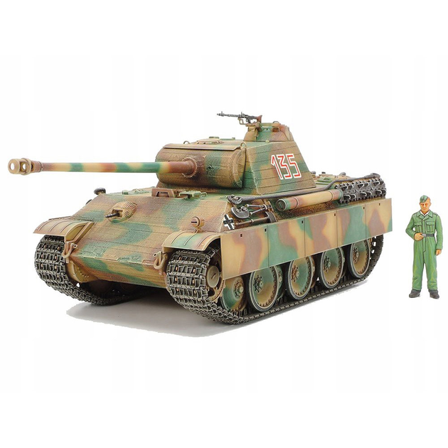 Модель танка для складання Tamiya German Panther Type G (MT-35170) (4950344996162) - зображення 1