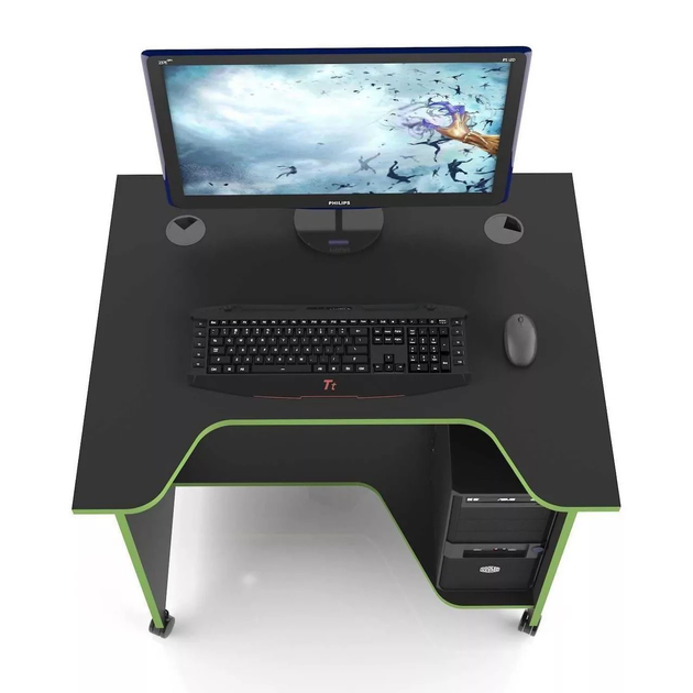Стол геймерский CNC Mebli MINI XG10 с вместительной полкой под ...