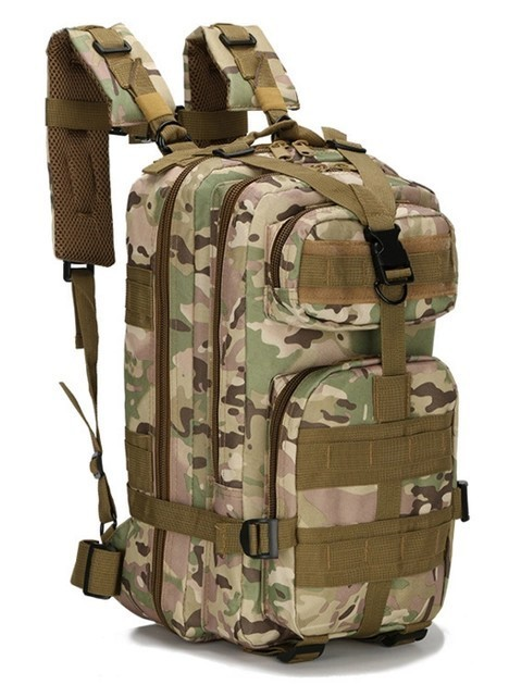 Тактический штурмовой военный городской рюкзак 23 литров Мультикам - изображение 1