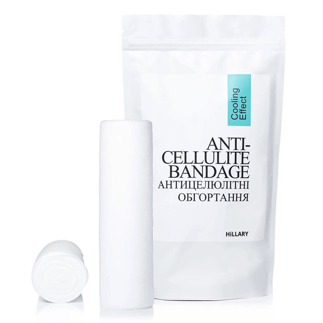 Антицелюлітні обгортання з охолоджувальним ефектом Hillary Anti-cellulite Bandage Cooling Effect 2 шт - изображение 1