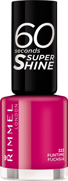 Лак для нігтів Rimmel 60 Seconds 8 мл 323 Funtime Fuchsia (3614220616896) - зображення 1