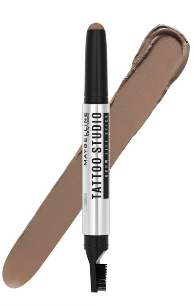 Modelujący wosk w sztyfcie do brwi Maybelline New York Tattoo Brow 02 Jasny brąz 1,1 g (3600531650728) - obraz 4
