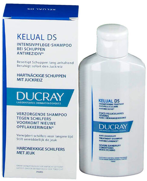 Ducray Kelual DS szampon przeciw uporczywemu łupieżowi i łojotokowemu zapaleniu skóry 100 ml (3282779051231) - obraz 1
