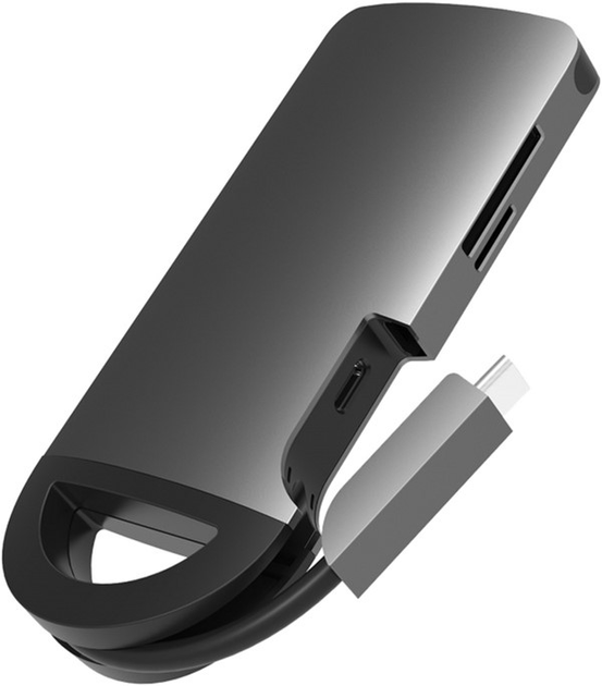 USB-C хаб Umax U-Connect Type-C Multiport H8 (8595142717616) - зображення 1