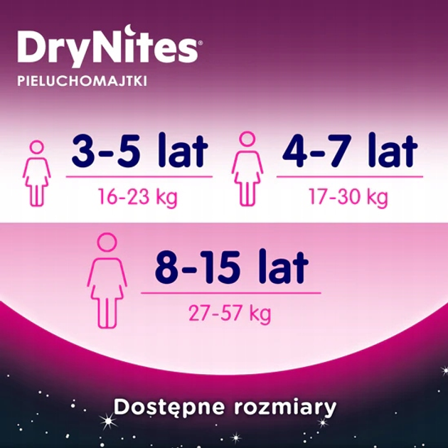 Підгузки-трусики Huggies DryNites для дівчаток 4-7 років 10 шт. (5029053527581) - зображення 7
