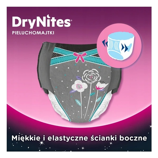 Підгузки-трусики Huggies DryNites для дівчаток 8-15 років 9 шт. (5029053527604) - зображення 7
