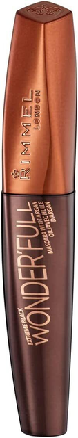 Tusz do rzęs Rimmel Wonderful Argan Oil 11 ml Extreme Black (3607342924031) - obraz 2