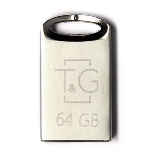 Флешка T&G 64GB 105 Metal Series Silver (TG105-64G) - Фото 2 Флешка T&G 64GB 105 Metal Series Silver (TG105-64G) - зображення 2