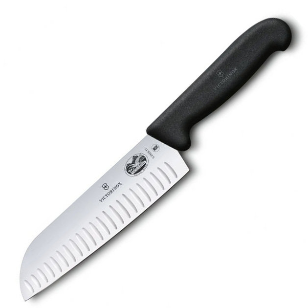Нож кухонный Victorinox Fibrox Santoku 17см (5.2523.17) - изображение 1