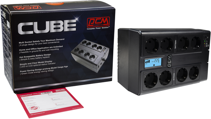 ИБП Powercom CUB-1000N LCD - изображение 7