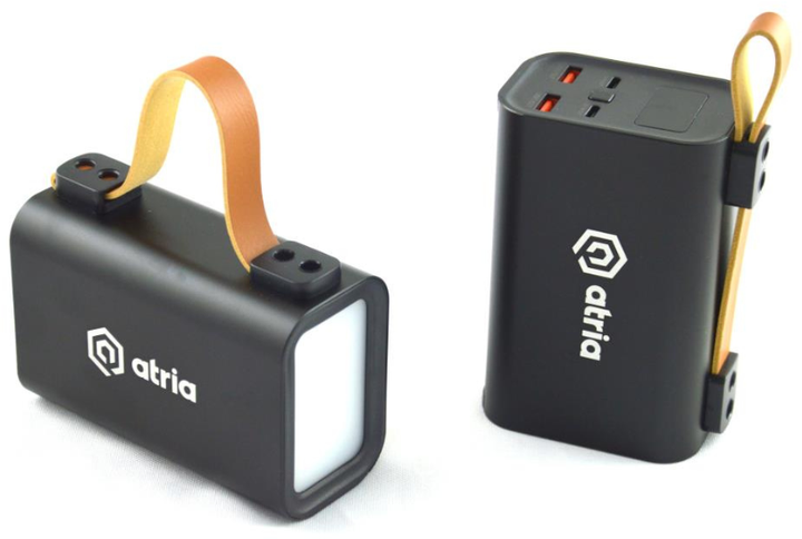Батарея універсальна Atria 60000mAh, 100W, PD2.0, QC (WPD-101) - Фото 3 Батарея універсальна Atria 60000mAh, 100W, PD2.0, QC (WPD-101) - зображення 3