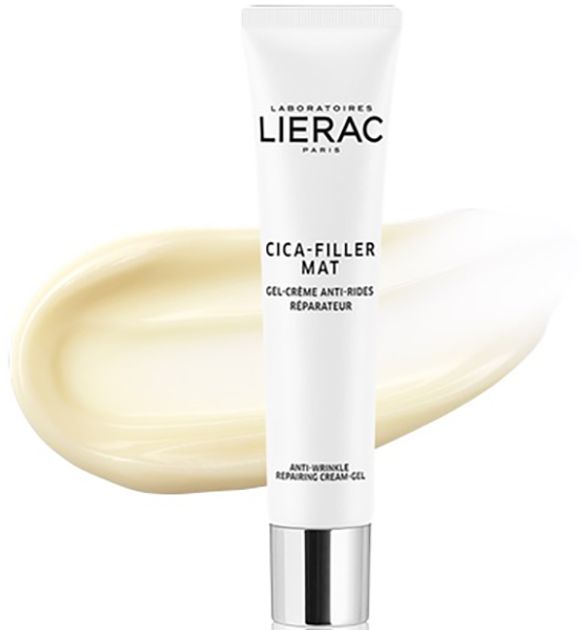 Krem-żel do twarzy Lierac Cica-Filler Mat regenerujący zmarszczki 40 ml (3508240007652) - obraz 2