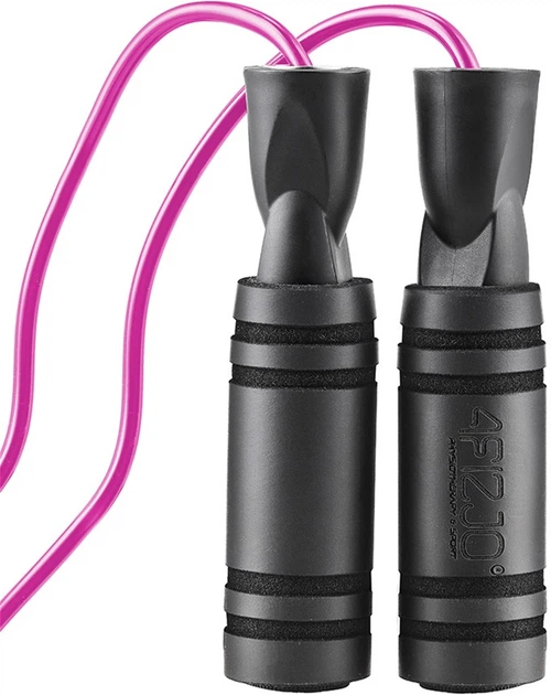 Скакалка с подшипниками 4FIZJO Basic Black/Pink (P-5907739313140) - изображение 4