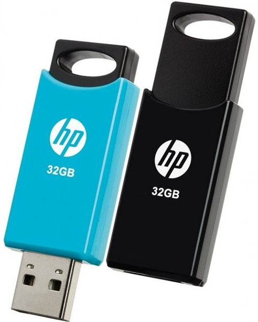 HP v212w 32GB USB 2.0 Blue & Black (HPFD212-32-TWIN) TWINPACK - зображення 2