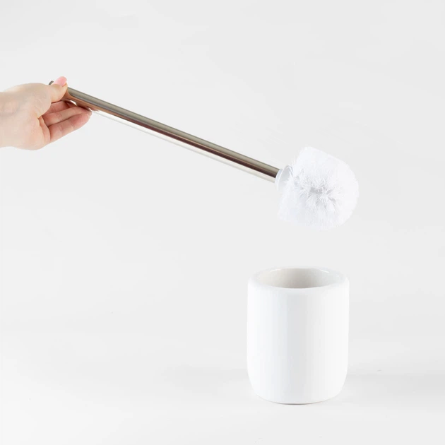 Ершик для унитаза МВМ MY HOME Milan Белый (BA-25 WHITE) - изображение 4
