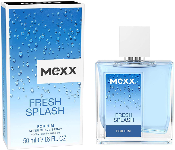 Perfumowany spray po goleniu Mexx Fresh Splash For Him 50 ml (3616300891759) - obraz 1