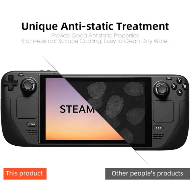 Захисне скло для екрану Steam Deck комплект 2 шт - Фото 4 Захисне скло для екрану Steam Deck комплект 2 шт - зображення 4