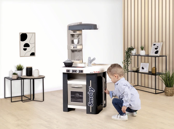 Interaktywna kuchnia Smoby Tefal Studio French z akcesoriami Grafit (311056) (3032163110569) - obraz 10