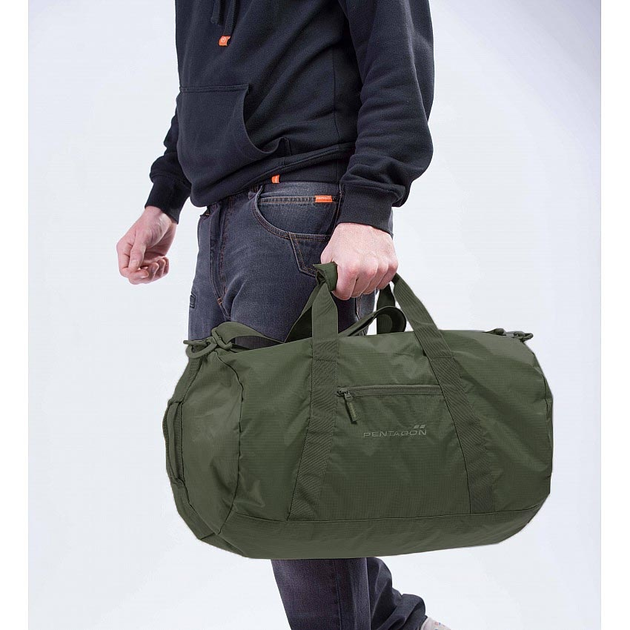 Універсальна сумка баул Pentagon Kanon Duffle Bag 45L Olive - зображення 2