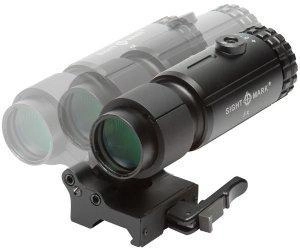 Збільшувач Sightmark T-5 Magnifier 5x швидкознімний сумісний з EOTech і Aimpoint (SM19064) - зображення 1
