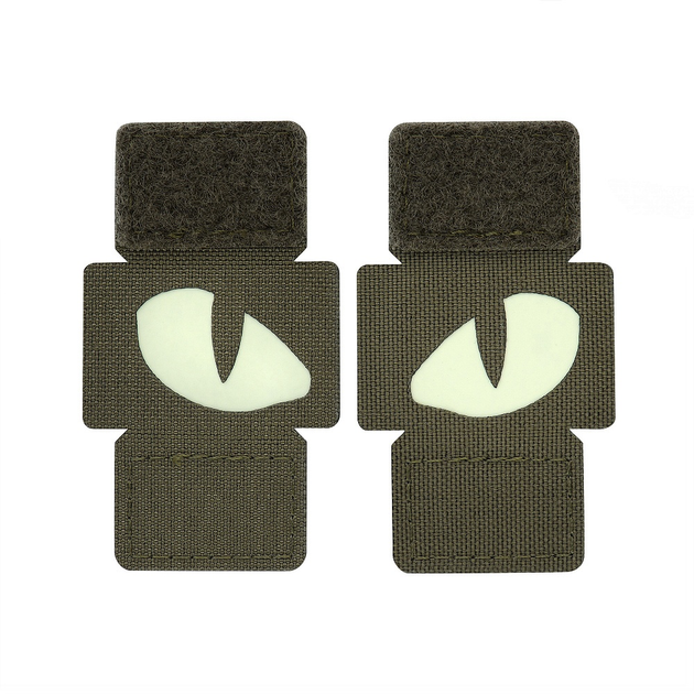 M-Tac нашивка Tiger Eyes Laser Cut (пара) Ranger Green - изображение 1