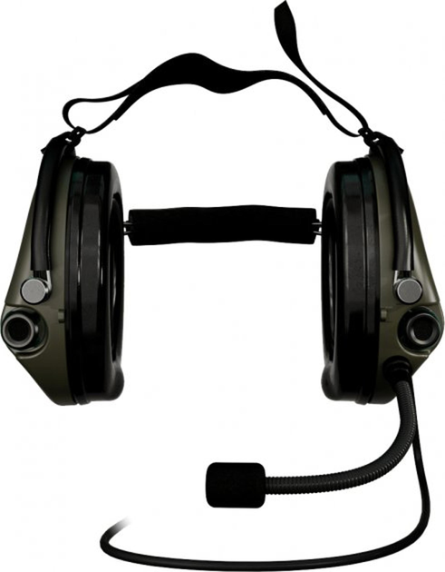 Активні навушники для стрільби Sordin Supreme Mil CC Neckband Green Nexus (з заднім тримачем) - изображение 2