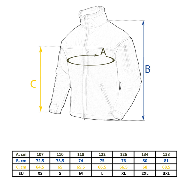 Кофта флисовая Helikon-Tex Classic Army Jacket Coyote M - изображение 2