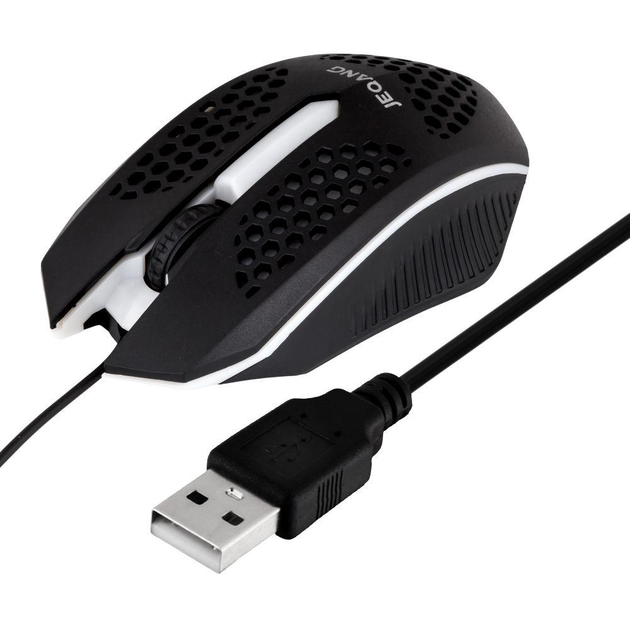 Игровой Комплект JEQANG JK-988 для ПК 4в1 Клавиатура Мышь Наушники Коврик для геймеров с подсветкой - изображение 11
