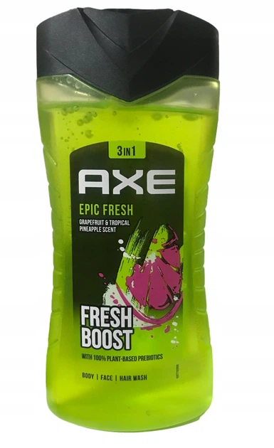 Гель-шампунь 3 в 1 Axe Epic Fresh Shower Gel for Face, Body, and