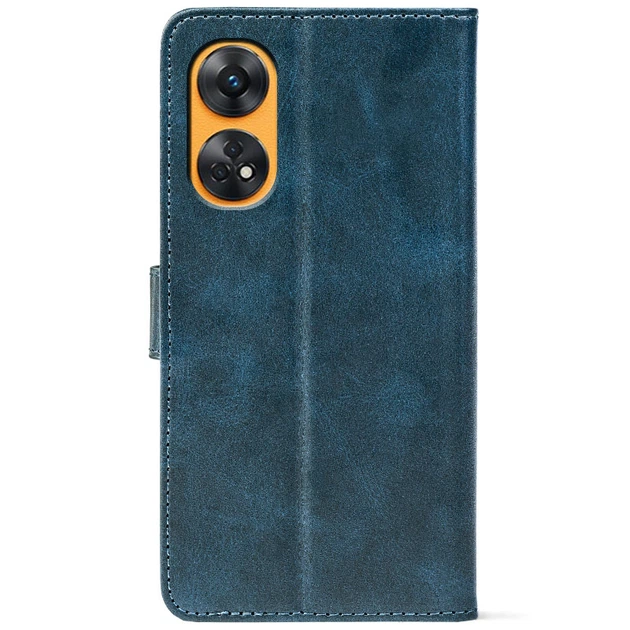 Чохол-книжка Crazy Horse Clasic для Oppo Reno 8T Dark Blue (Front) (46530) - Фото 3 Чохол-книжка Crazy Horse Clasic для Oppo Reno 8T Dark Blue (Front) (46530) - зображення 3